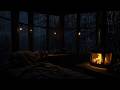 Peaceful Rainfall And Fireplace In A Forest Cabin Cozy Ambience For Sleep And Calm Peaceful Rainfall And Fireplace In A Forest Cabin Cozy Ambience For Sleep And Calm