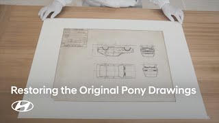 Hyundai Heritage | Restoring The Original Pony Drawings