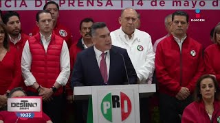 Alejandro Moreno retó a Jorge Álvarez Máynez a declinar en favor de Xóchitl Gálvez