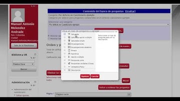 Creando Preguntas en un Cuestionario