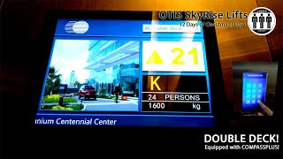 NOW FINISHED! OTIS Double-Deck Elevators at Millennium Centennial Center, Jakarta (High Zone)