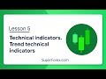 Forex Technical Indicators  Trend Technical Indicators. Lesson 5