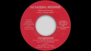 ** GIRLS WEEK #1 - Sandra Richardson - Stay Here With Me - Inter Soul (NORTHERN SOUL and R&B)