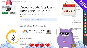 Deploy a Static Site Using Traefik and Cloud Run | #2025 | #|#qwiklabs |Solution