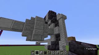 How to build a Tie interceptor in minecraft