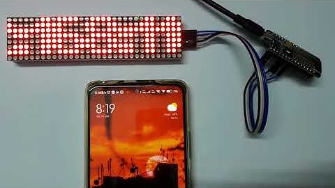 Smart Notice Board using NodeMCU || wireless || WEB server @aniltechoelectronics6582