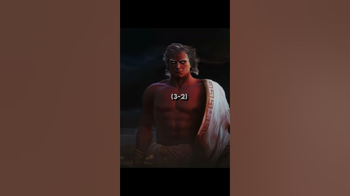 Zeus vs Kratos (God Of War)