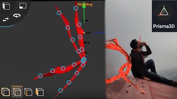 creating 3d tokyo ghoul tanticles in prisma 3d (TIMELAPSE)