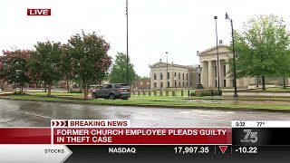 Former church employee pleads guilty in theft case