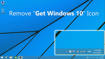 Remove "Get Windows 10" App Icon from Taskbar