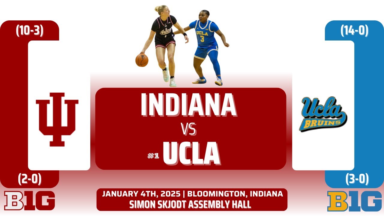 Indiana vs No. 1 UCLA | Big Ten | 1.4.25 - YouTube