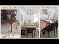 oops I MADE OVER MY DINING ROOM AGAIN (refinishing antique farmhouse table) RENTAL MADE HOME / ep.11
