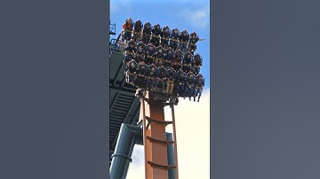 Can YOU handle the drop on this roller coaster?!😱 Tallest & Fastest Dive Coaster: Yukon Striker