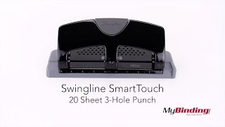 Swingline SmartTouch 20 Sheet 3-Hole Punch - 74133