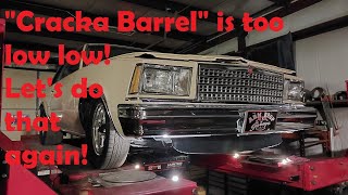 'Cracka Barrel' is too low! The Old Man's Garage Malibu played a bad trick on Moroso Trick Springs!