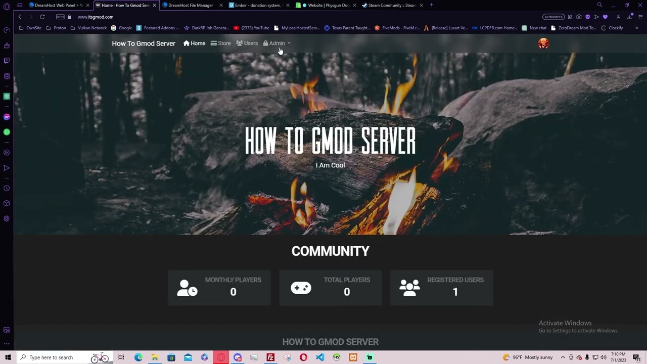 Garry's Mod | Setting Up Ember Donation Webpage