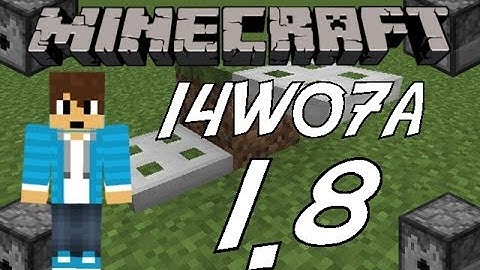 Minecraft - Snapshot 14w07a - Iron Trapdoor, Execute Command & Many More! (1.8 Snapshot)