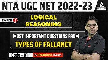Most Important Questions From Types of Fallancy | Logical Reasoning | Paper 1 | UGC NET 2023