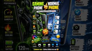 GAMING PHONE 😎vs NORMAL PHONE 😥 BEST COMPARISON 🚀