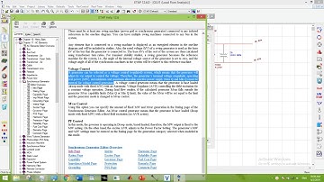 VOLTAGE CONTROL GENERATOR UNDER EXCITATION AND UNDER POWER ERROR SOLUTION