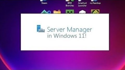 How to install Server Manager in Windows 11!