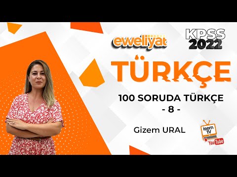100 Soruda Türkçe - 8 / Gizem URAL (2022) İsemTV