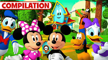 Mickey Mouse Funhouse Season 1 Full Episodes! | 140 Minute Compilation | @disneyjunior