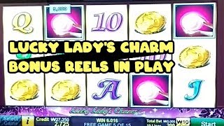 강원랜드 슬롯머신 / Lucky Lady's Charm Slot Machine Bonus Reels In Play screenshot 3