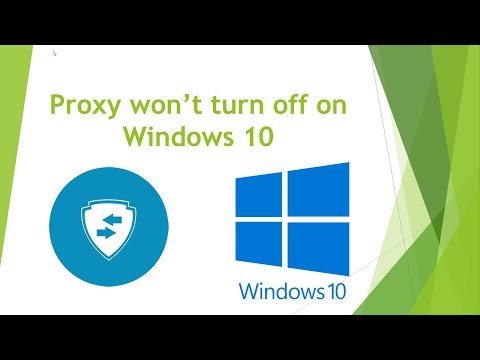 FIX: Proxy won’t