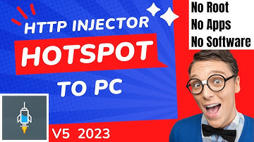 How to connect http injector hotspot to pc | No root | No software | No app