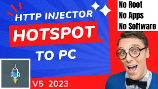 How to connect http injector hotspot to pc | No root | No software | No app screenshot 3