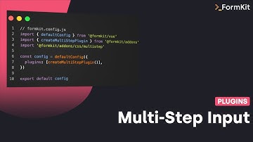 Multi-Step Input Plugin