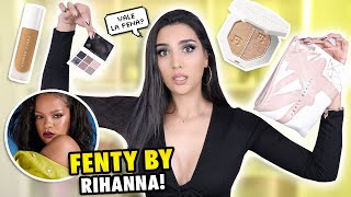 PROBANDO EL MAQUILLAJE DE RIHANNA POR PRIMERA VEZ 😱💄Fenty Beauty | Claudipia