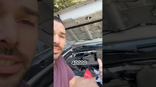 Low coolant at 40k is this normal do I have a leak? Can I just top off the reservoir? #diy #tacoma