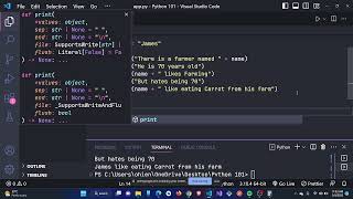 Python Basics for Begininers - Virtual Class Part 2