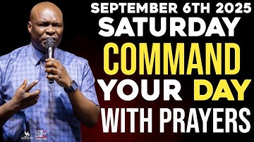 [Saturday 6th September,2025]Start Your Morning With Prayer Spiritual Prayer ByApostle Joshua Selman