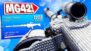 the *NO RECOIL* MG42 is BROKEN in WARZONE! 🔥 (BEST MG42 CLASS SETUP/LOADOUT) REBIRTH ISLAND!