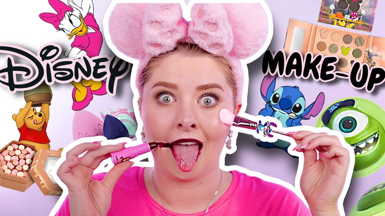 STITCH, WINNIE POOH & mehr! 🍯😍 Ich SCHMINKE mich mit DISNEY Make-up Teil 2 🤫