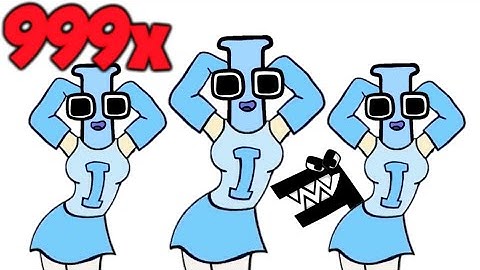 Zero Two Dodging Meme: Alphabet Lore Humanized (I with F) / Alphabet Lore Animation (Speed 999x)