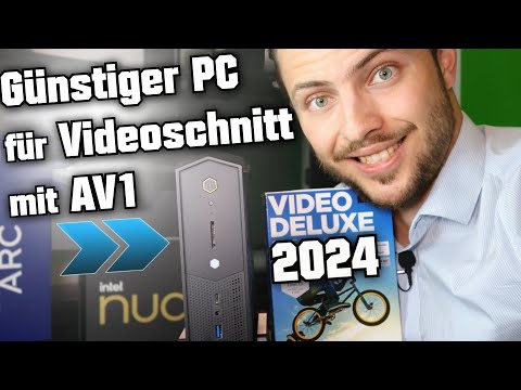 Günstiger PC für Videoschnitt mit AV1 😍 Intel ARC A730M & A770M im NUC! MAGIX Video deluxe 2024 Test