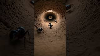 Ultra-Realistic Ant POV in Underground Colony Tunnel Macro Documentary #ants #microworld #pov #asmr
