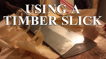 Preparing a Rived Board 03: How to Use a Timber Slick