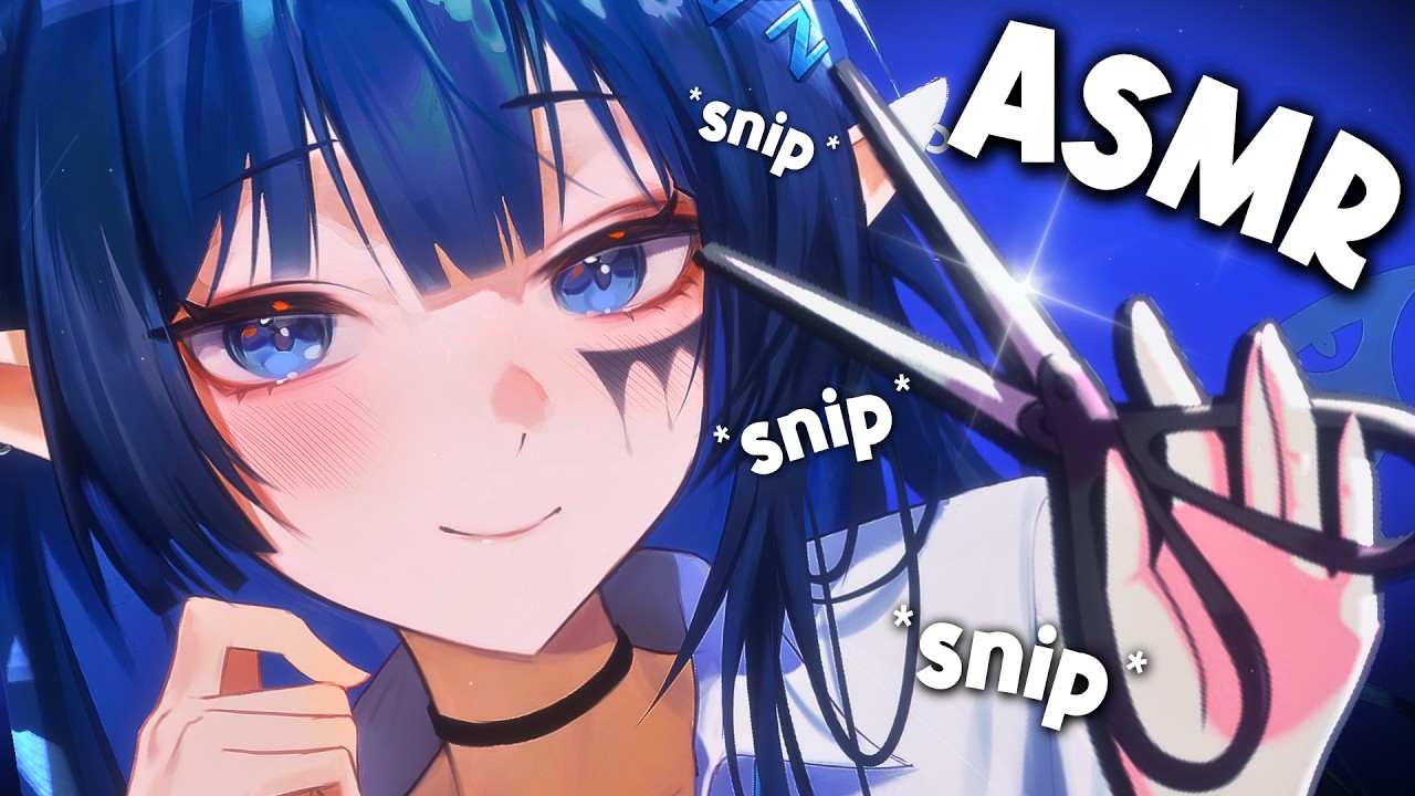 【ASMR】sit still, i'm fixing your hair 🫧(tingly haircut, wash, massage & dry)