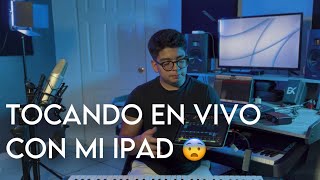 Tocando teclado con mi Ipad / Logic Mobile y Sunday Keys