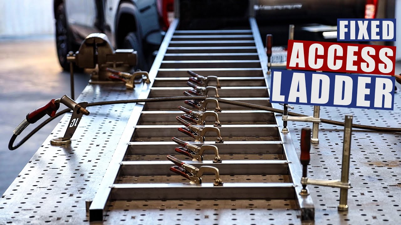 Metal Access Ladder Build | JIMBO'S GARAGE