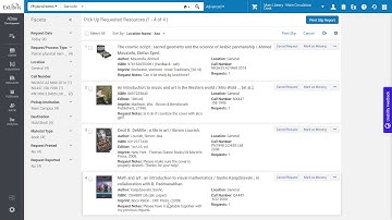 Alma June 2020 Release: Request Notes in Pick from Shelf List