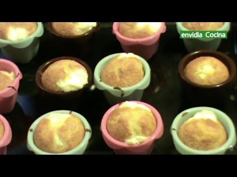 Muffins de Naranja y Queso Crema Philadelphia, Receta Fácil y Rápida