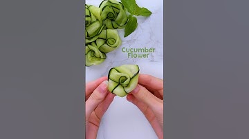 Make a bouquet of cucumber flowers! 🥒 #shorts