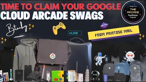 Tijd om je Google Arcade-spullen te claimen || Prijzenbalie geopend || Printose Mail || Google Ar...