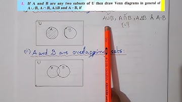 Venn diagram Exercise 17.4 Class 10 question 1 Maths | Sets and Functions | Ex 17.4 Class 10 q 1
